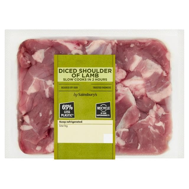 Sainsbury's British or New Zealand Diced Lamb Shoulder 400g - gallery image 1