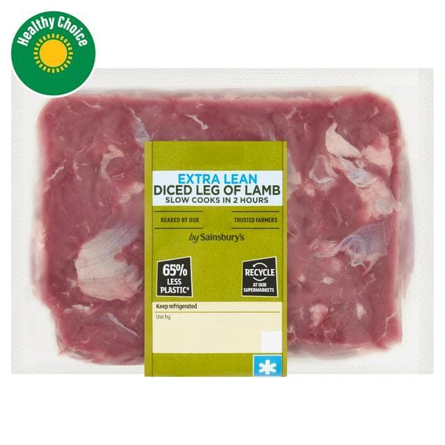 Sainsbury's British or New Zealand Extra Lean Diced Lamb 300g - gallery image 1