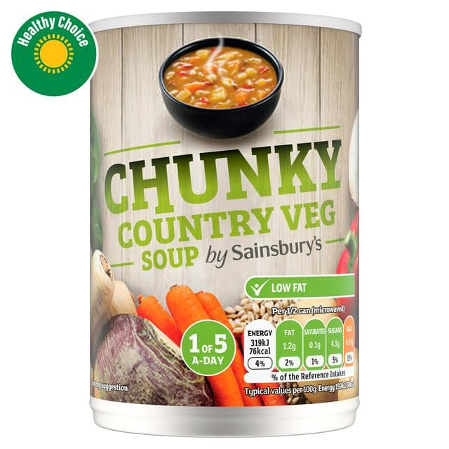 Sainsbury's Chunky Country Vegetable Soup 400g - gallery image 1