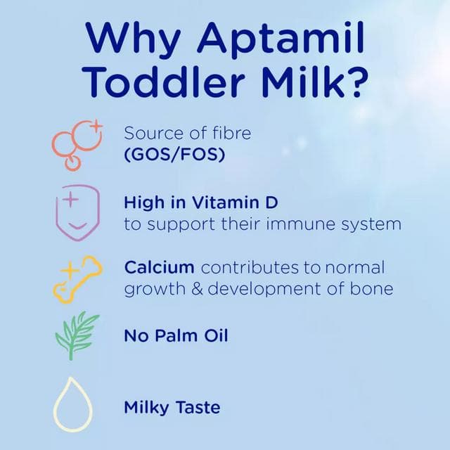 Aptamil 3 Toddler Milk Formula Powder 12-24 Months 800g - gallery image 4