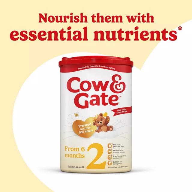 Cow & Gate 2 Follow On Baby Milk Formula Powder 6-12 Months 800g - gallery image 2