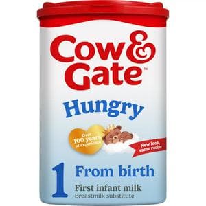 Cow & Gate Hungry Baby Milk Infant Formula Powder From Birth 800g