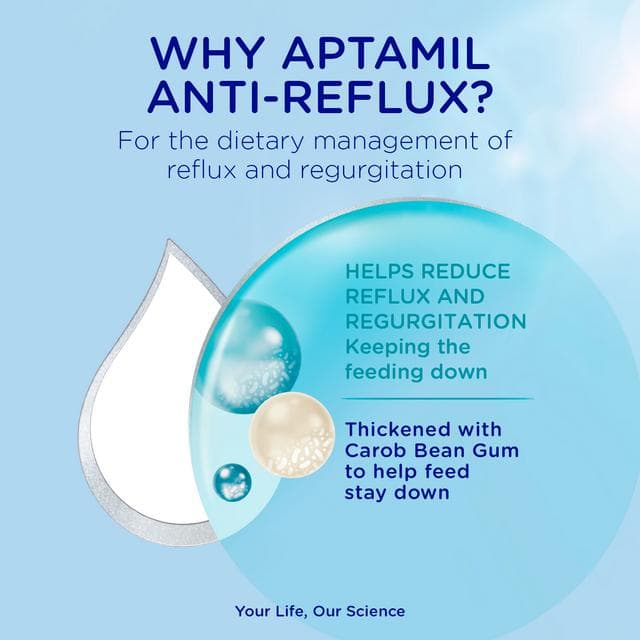 Aptamil Anti Reflux Baby Milk Infant Formula Powder From Birth 800g - gallery image 4