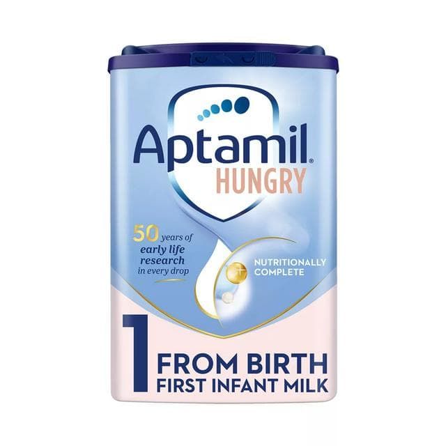 Aptamil Hungry Baby Milk Infant Formula From Birth 800g - gallery image 1
