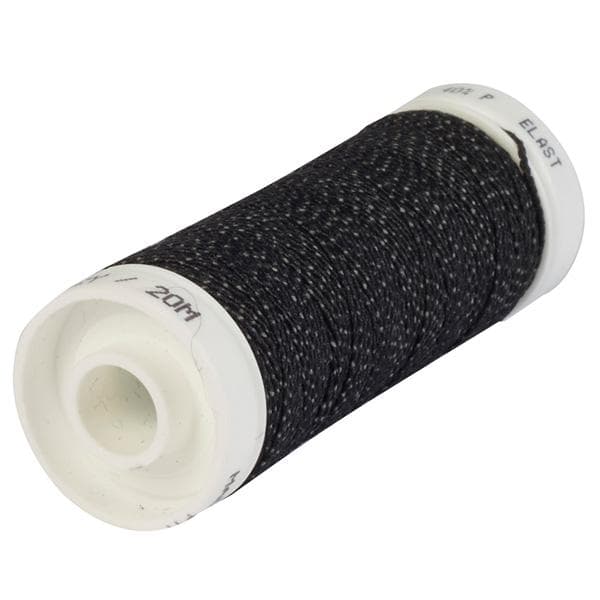 Korbond Black Shirring Elastic 20m - gallery image 1
