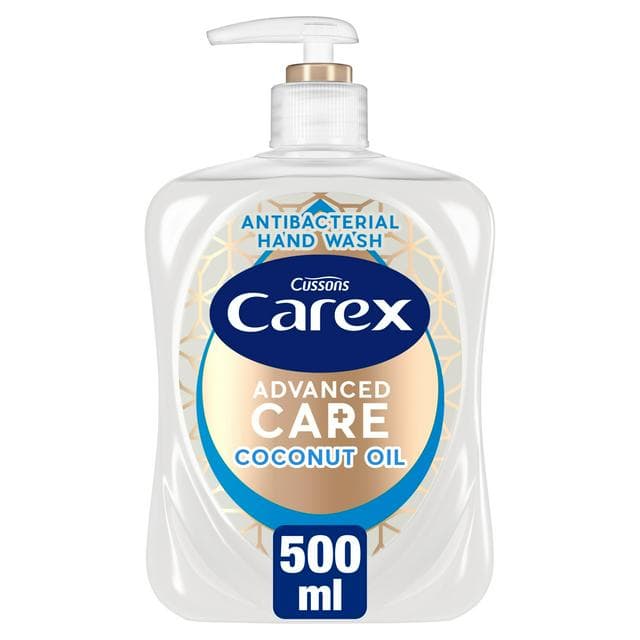 Carex 500ml Advanced Care Coconut Oil Antibacterial Hand Wash - gallery image 1