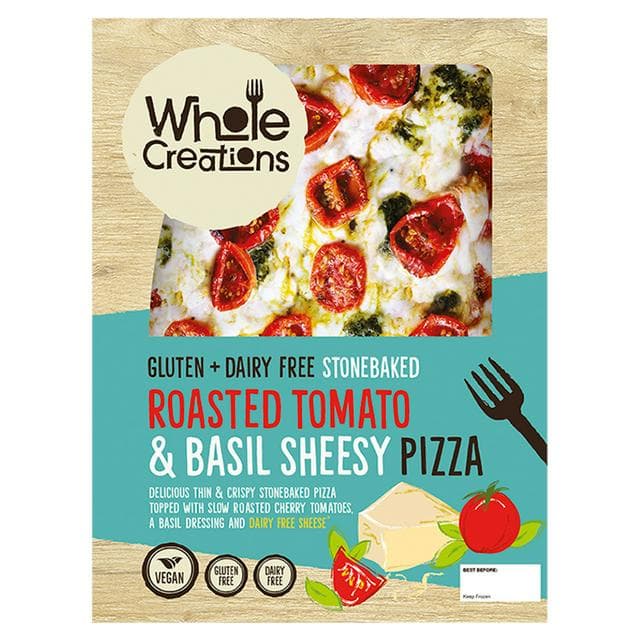 Whole Creations Dairy & Gluten Free Roasted Tomato & Basil Sheesy Pizza 275g - gallery image 1