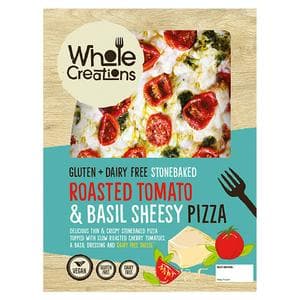 Whole Creations Dairy & Gluten Free Roasted Tomato & Basil Sheesy Pizza 275g