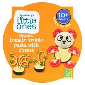 Sainsbury's Little Ones Organic Cheesy Tomato Veggie Pasta 10+ Months 190g