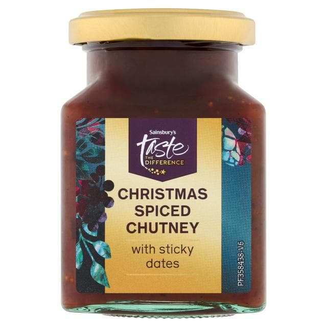 Sainsbury's 220g Christmas Spiced Chutney, Taste the Difference - gallery image 1