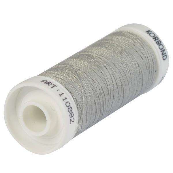 Korbond Grey Polyester Thread 100m - gallery image 1