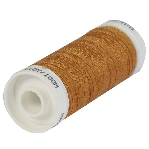 Korbond Tan Brown Polyester Thread 100m - gallery image 1