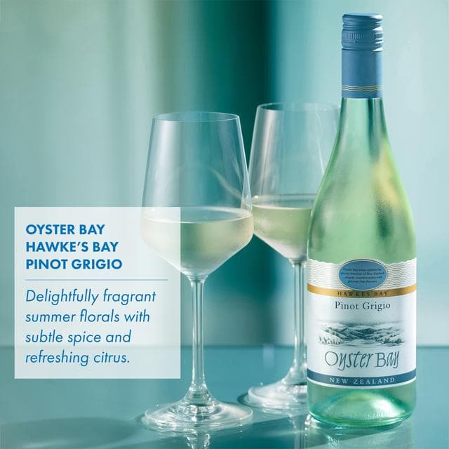 Oyster Bay Hawkes Pinot Grigio White Wine 75cl - gallery image 3