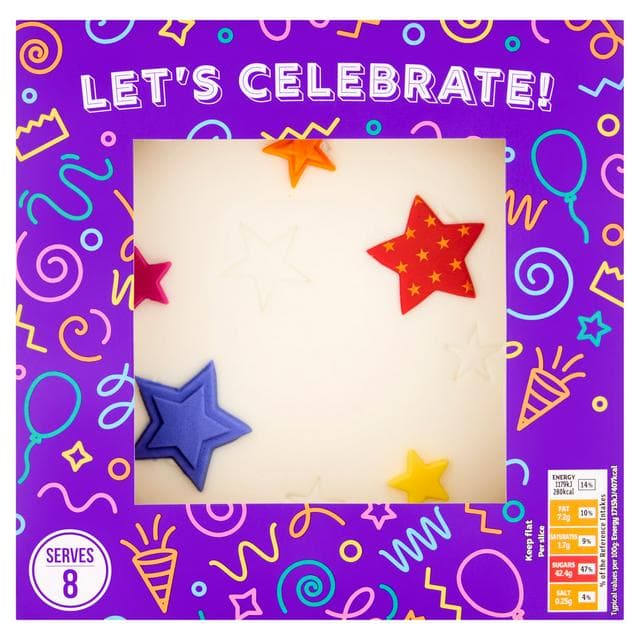 Sainsbury's 550g Celebration Madeira Cake - gallery image 1