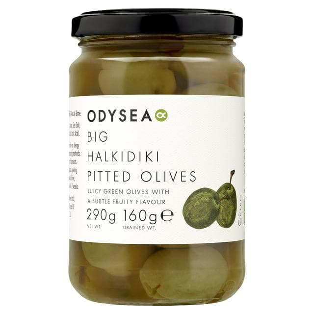 Odysea Greek Big Halkidiki Pitted Olives 290g (160g*) - gallery image 1