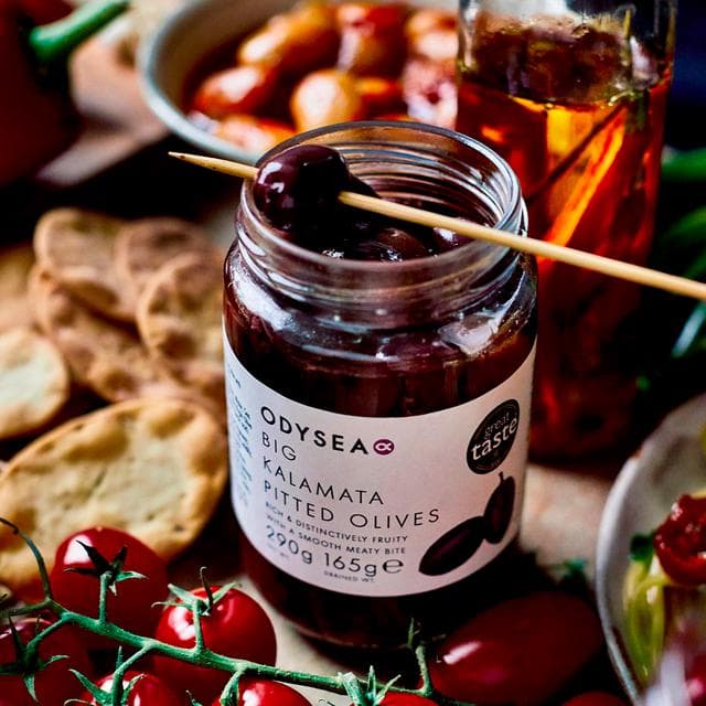 Odysea Greek Big Kalamata Pitted Olives 290g (165g*) - gallery image 2