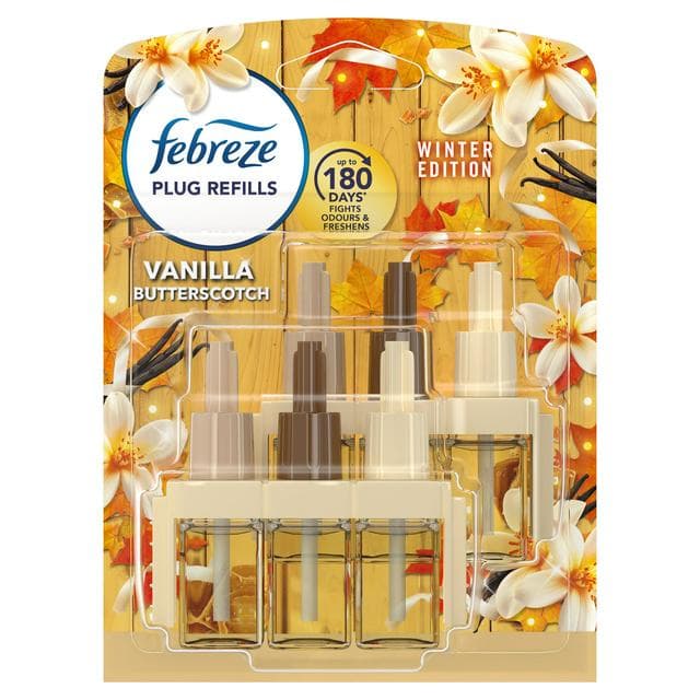 Febreze 3Volution Vanilla & Magnolia Air Freshener Refill Twin Pack 2x20ml - gallery image 1
