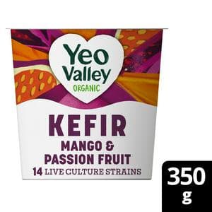 Yeo Valley Organic Kefir Mango & Passionfruit Yogurt 350g