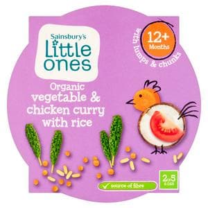 Sainsbury's Little Ones Chicken Curry with Rice 12+ Months 200g