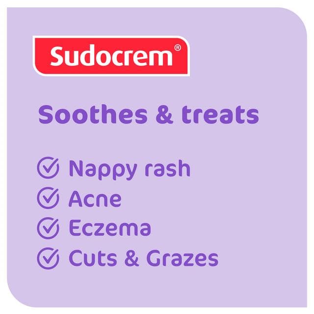 Sudocrem Antiseptic Cream Nappy Rash, Acne Spots, Eczema & First Aid 175g - gallery image 6