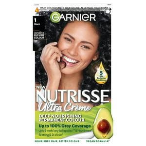 Garnier Nutrisse Permanent Hair Dye Black 1 B