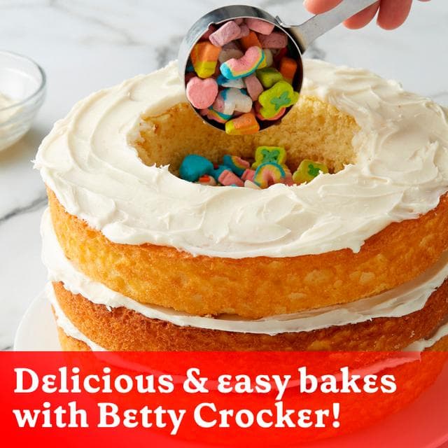Betty Crocker Rainbow Chip Party Cake Mix 425g - gallery image 3