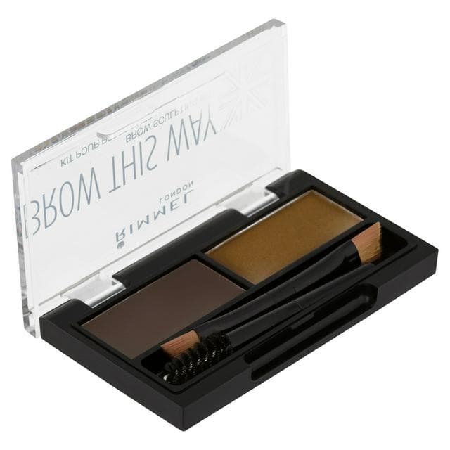 Rimmel London Brow This Way Brow Sculpting Kit 003 Dark Brown - gallery image 1