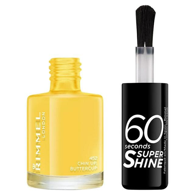 Rimmel London 60 Seconds Super Shine 452 Chin Up Buttercup 8ml - gallery image 1