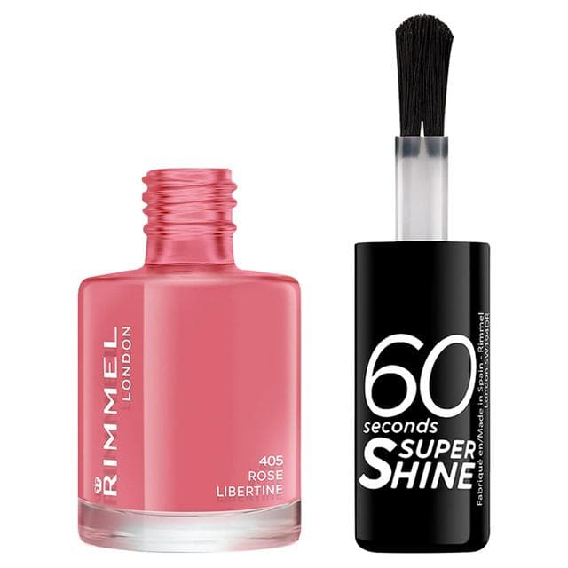 Rimmel London 60 Seconds Super Shine 405 Rose Libertine 8ml - gallery image 1