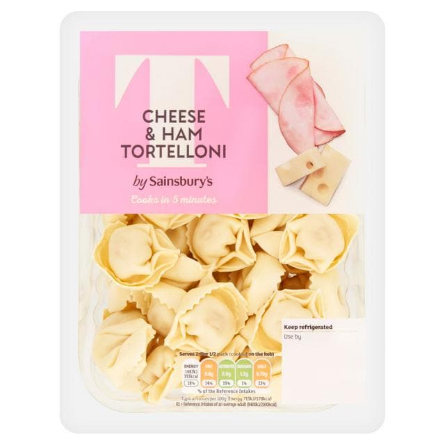 Sainsbury's Ham & Cheese Tortelloni 300g - gallery image 1