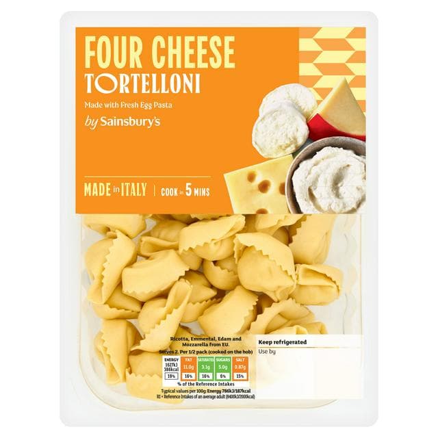 Sainsbury's Four Cheese Tortelloni 300g - gallery image 1