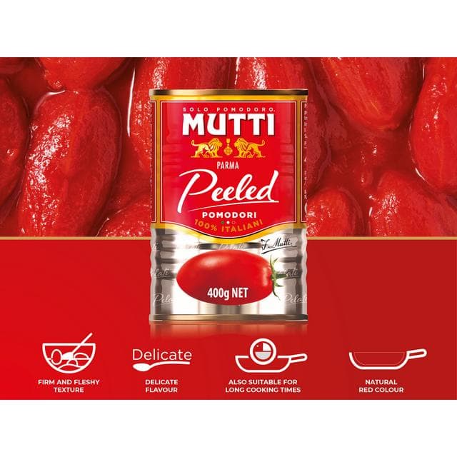 Mutti Peeled Whole Plum Tomatoes 400g - gallery image 2