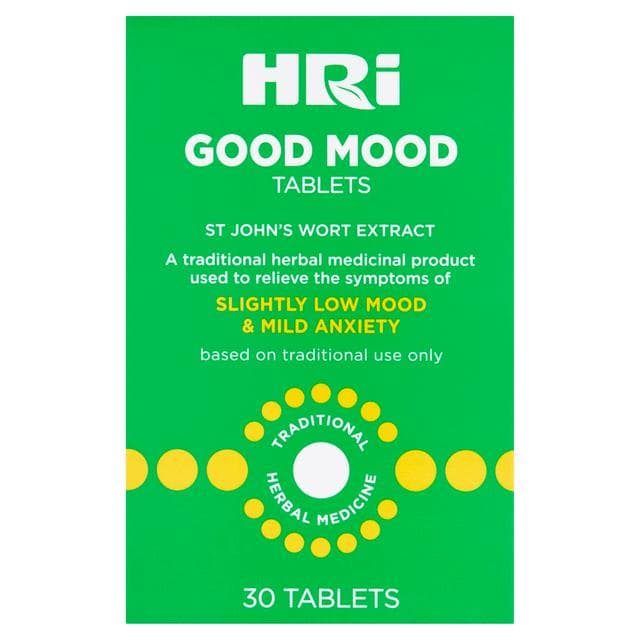 HRI Good Mood Tablets St John's Wort Extract 334mg Tablets x30 - gallery image 1