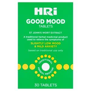 HRI Good Mood Tablets St John's Wort Extract 334mg Tablets x30