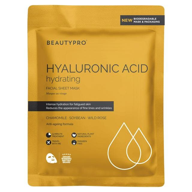 BeautyPro Hyaluronic Acid Hydrating Facial Sheet Mask 25ml - gallery image 1