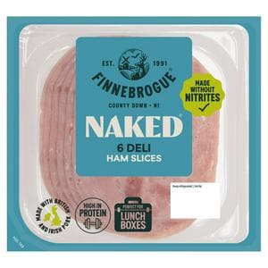 Finnebrogue Naked Deli Ham Slices x5 100g