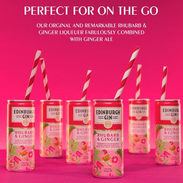 Edinburgh Gin Rhubarb & Ginger Gin Liqueur 250ml - gallery image 2