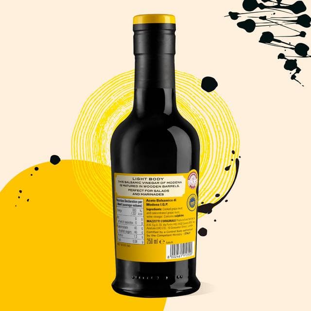 Mazzetti Balsamic Vinegar of Modena Yellow Label 250ml - gallery image 2