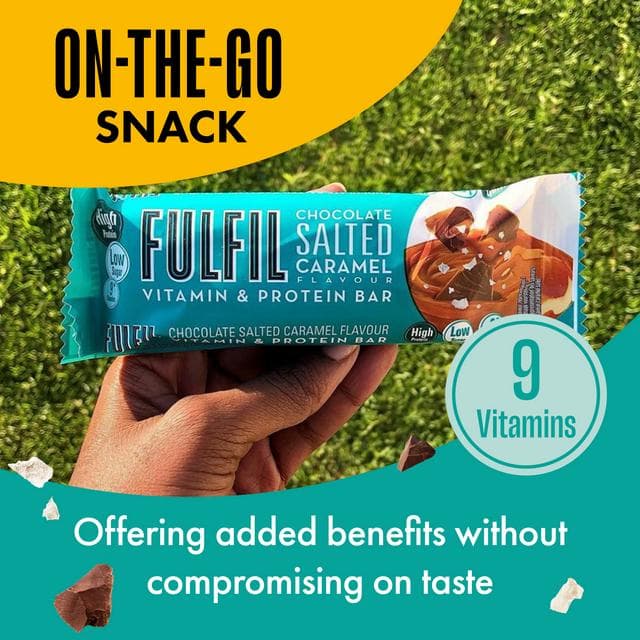 Fulfil Chocolate Salted Caramel Flavour Vitamin & Protein Bar 55g - gallery image 4