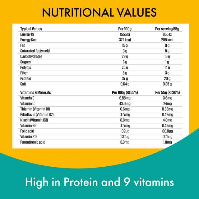 Fulfil Chocolate Salted Caramel Flavour Vitamin & Protein Bar 55g - gallery image 5