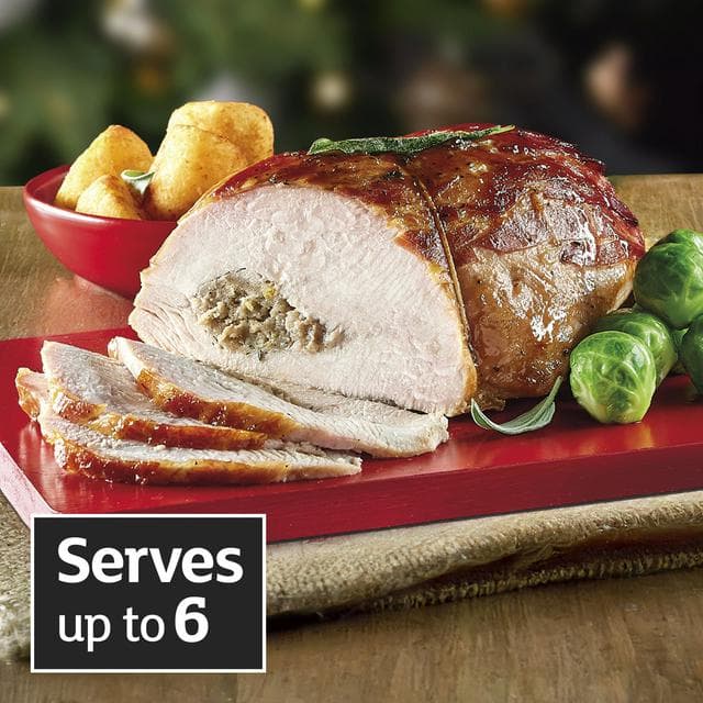 Sainsbury's 1.4kg Pork & Winter Fruit Stuffed Turkey Breast Joint - gallery image 1