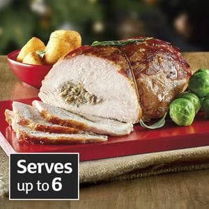 Sainsbury's 1.4kg Pork & Winter Fruit Stuffed Turkey Breast Joint