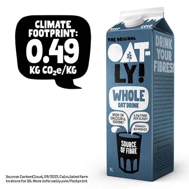 Oatly Oat Drink Whole Chilled 1L - gallery image 4