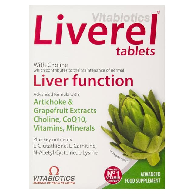 Vitabiotics Liverel Tablets x60 - gallery image 1