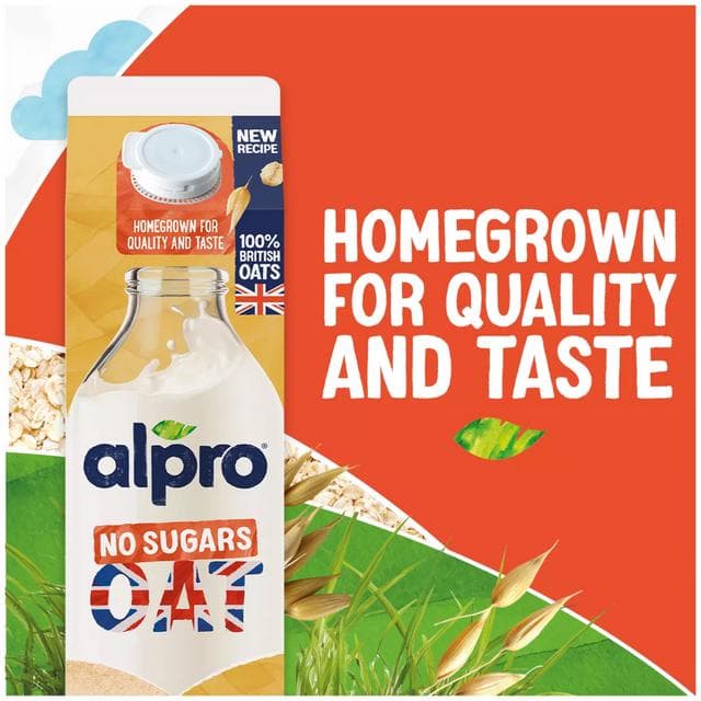 Alpro 1L Oat No Sugar Chilled Dairy Free Drink - gallery image 3