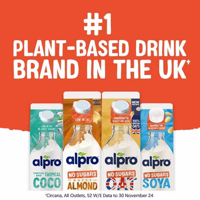 Alpro 1L Oat No Sugar Chilled Dairy Free Drink - gallery image 4