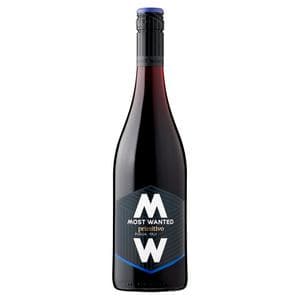 Most Wanted Primitivo Red Wine 75cl