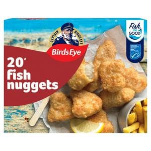 Birds Eye 20 x Battered Fish Nuggets 490g