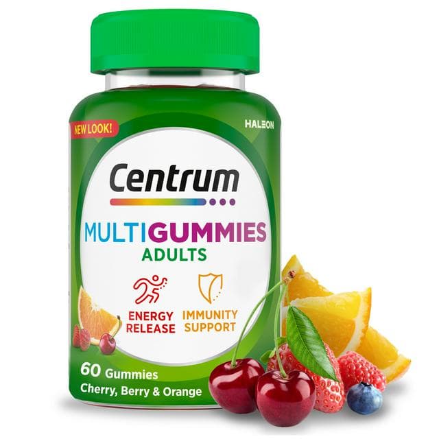 Centrum Gummy Mixed Fruit Multivitamins for Adults x60 - gallery image 1