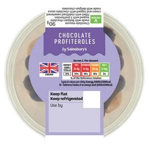 Sainsbury's 90g Chocolate Profiterole Dessert